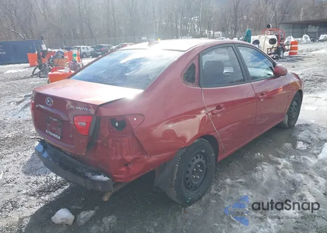 2009 Hyundai Elantra Gls from USA, damaged, VIN KMHDU46D69U808698